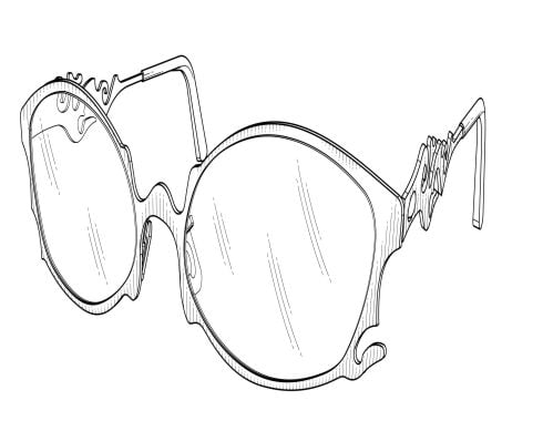 patentdrawingsservices design sun glass